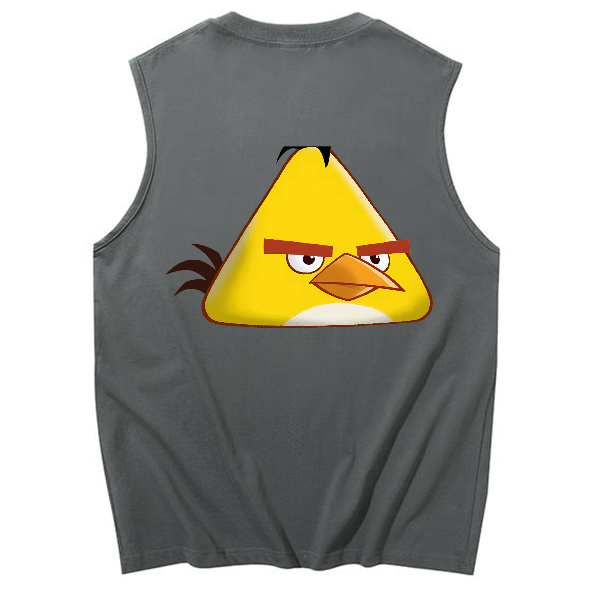 （画像用） Angry Birds アングリーバード コットン100％タンクトップ（背面プリント）